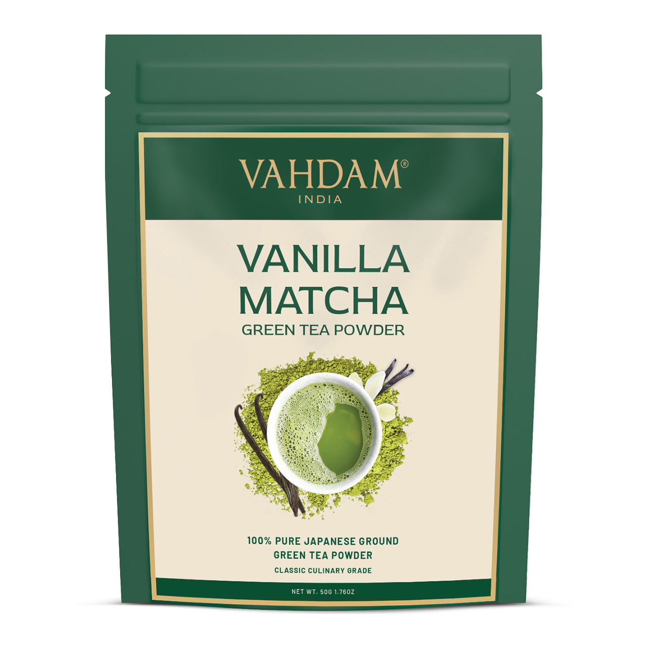 Vanilla Matcha Green Tea Powder 50 g