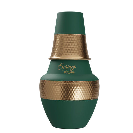 LAFORTE  Copper Bottle Venus Jar 1400 ml Sea Green