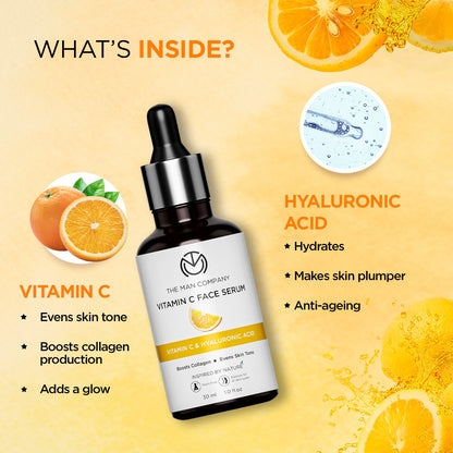 Vitamin C Face Serum  Vitamin C  Hyaluronic Acid