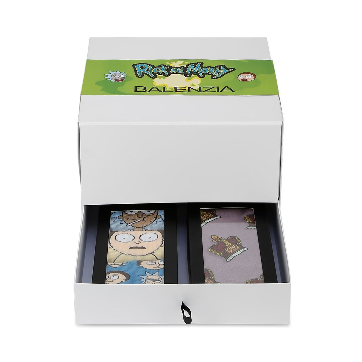 Mens Rick and Morty  Cartoon Theme Theme Gift Box  Socks Boxer and Cap  Officially Licensed