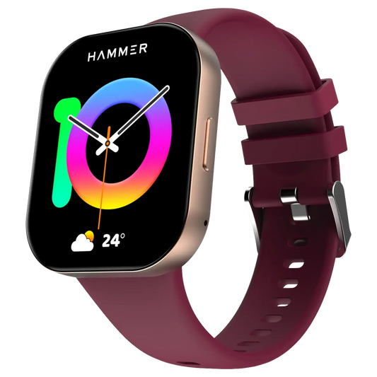 Hammer Robust 1.96 Amoled Display Smartwatch With Bluetooth Calling