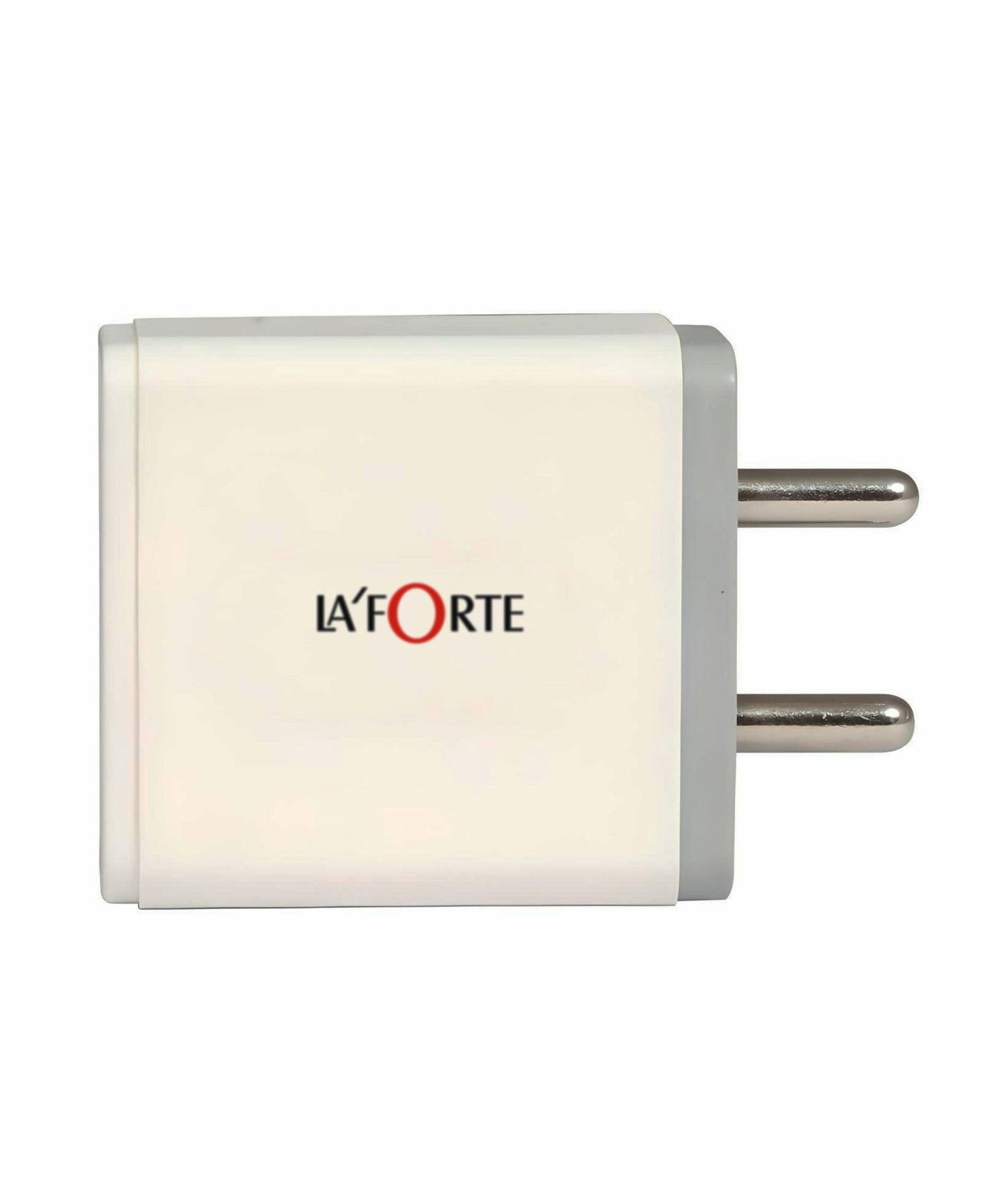 La Forte Mobile Wall Charger with Dual USB Output 2.1 Amp White