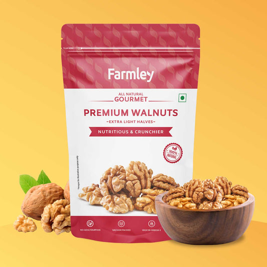 Premium Walnuts - Extra Light Halves Akhrot 200 g