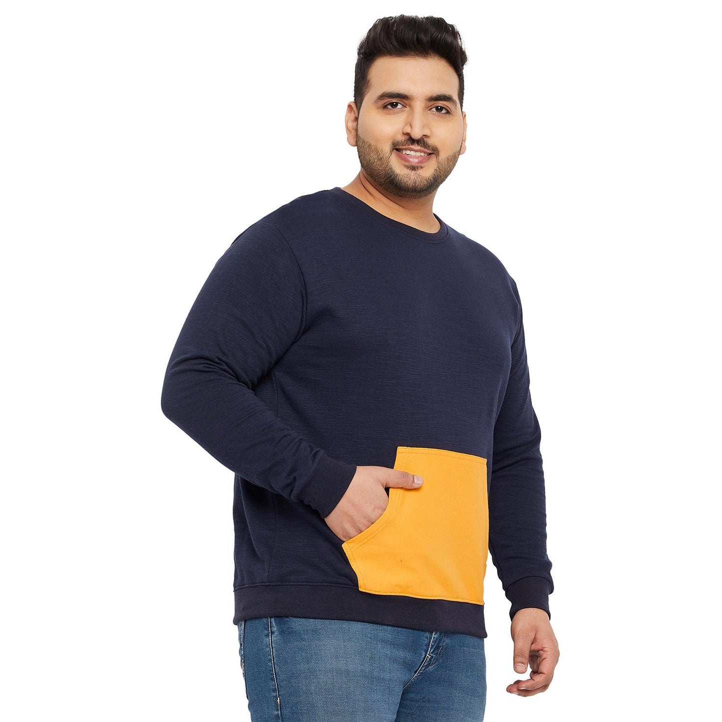 Men Plus Size Watford Colorblock Sweatshirt