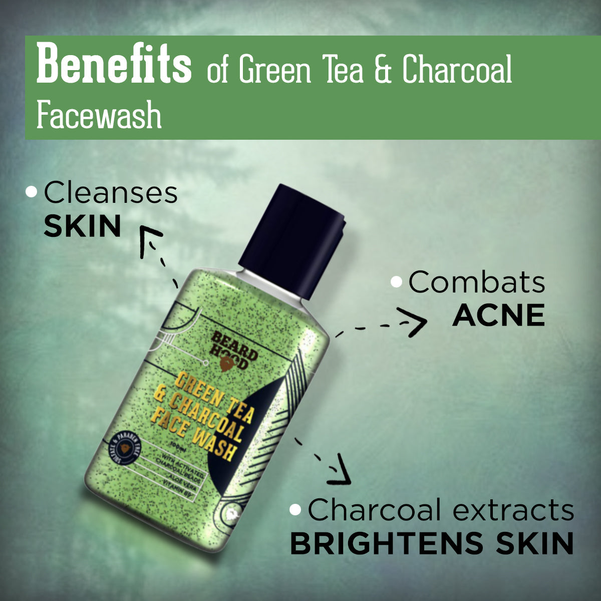 Green Tea Mask Stick  Green Tea Face Wash Combo