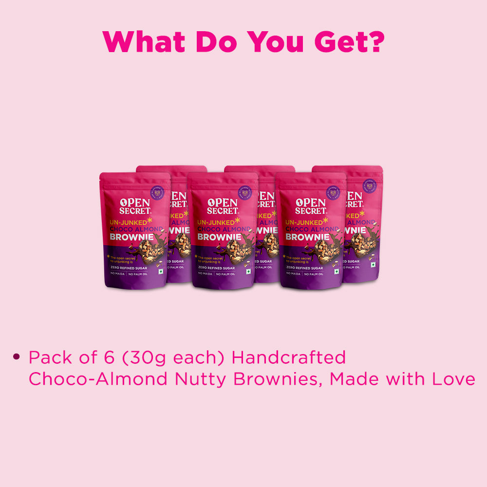 Valentine Hamper - Open Secret Choco Almond Brownies