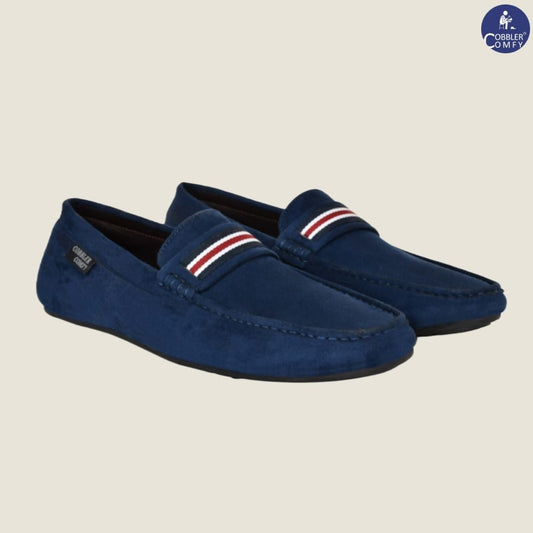 Suede Loafers for Men  Blue