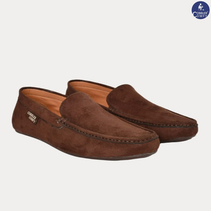 Classic Suede Moccasins for Men  Coffee