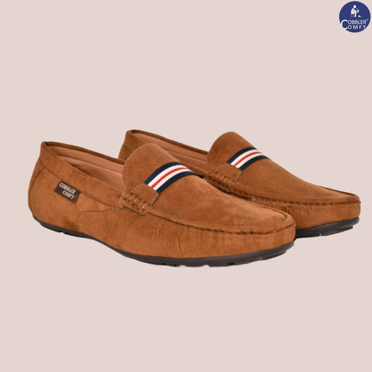 Suede Loafers for Men  Tan