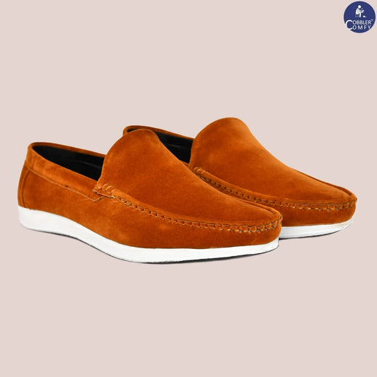 Velvet Classic Pull-on Loafer for Men  Tan