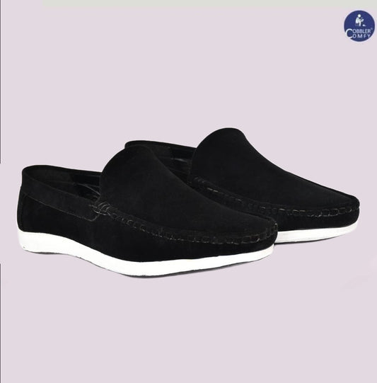 Velvet Classic Pull-on Loafer for Men  Black