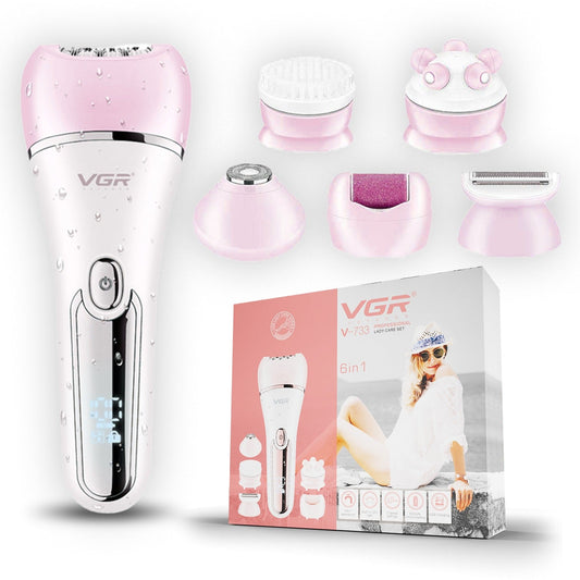 VGR V-733 Professional 6 In 1 Lady Care Set