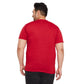 Men Plus Size Wokeman Printed Round Neck Tshirt