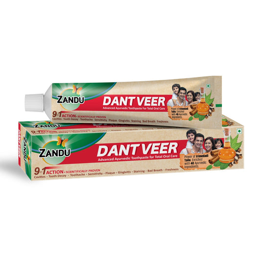 Zandu Dantveer Ayurvedic Toothpaste