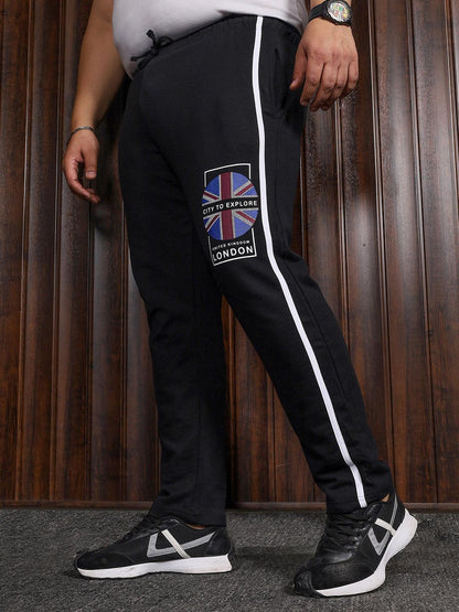 Men Plus Size Zenrik Printed Trackpant