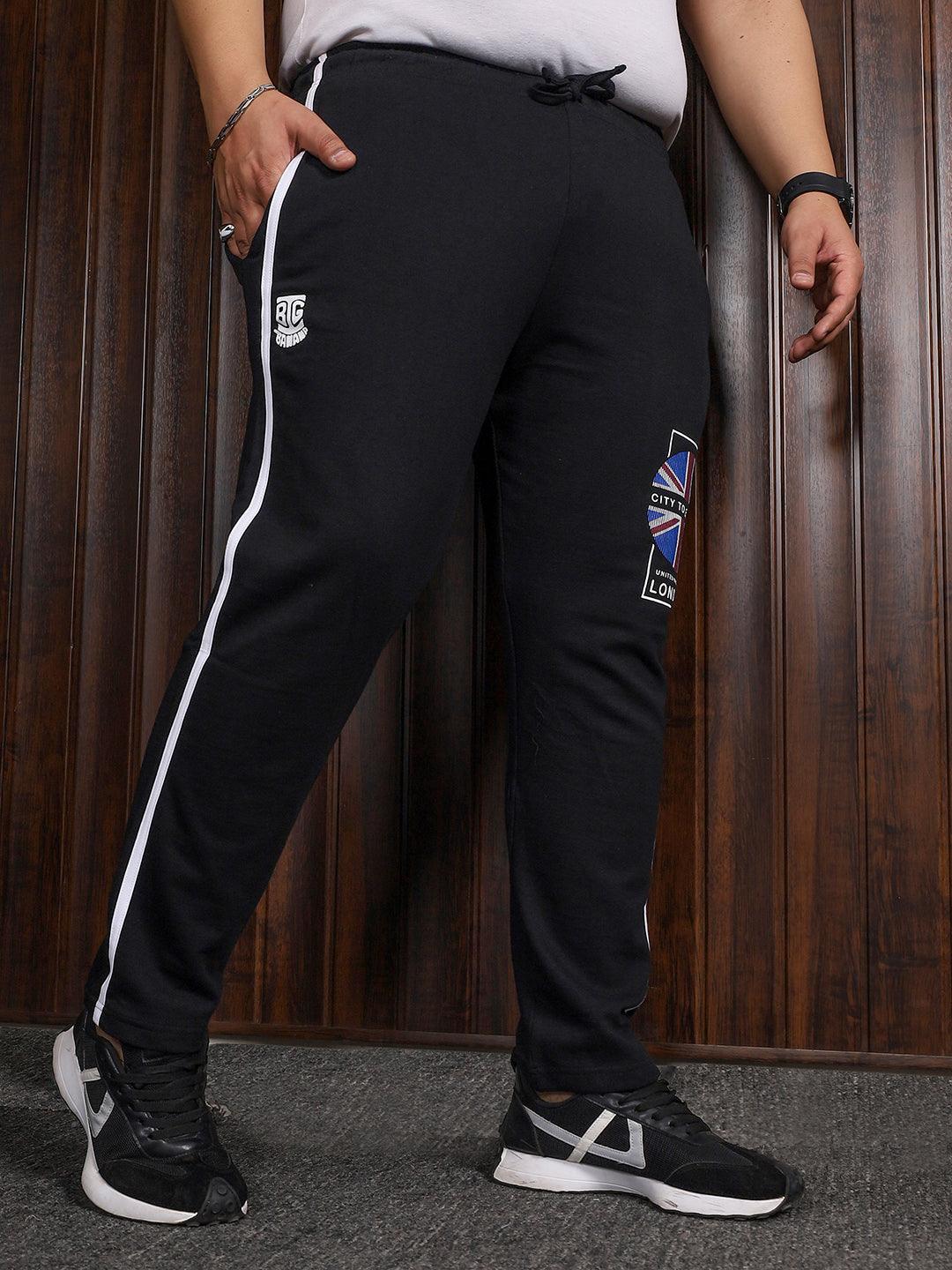 Men Plus Size Zenrik Printed Trackpant