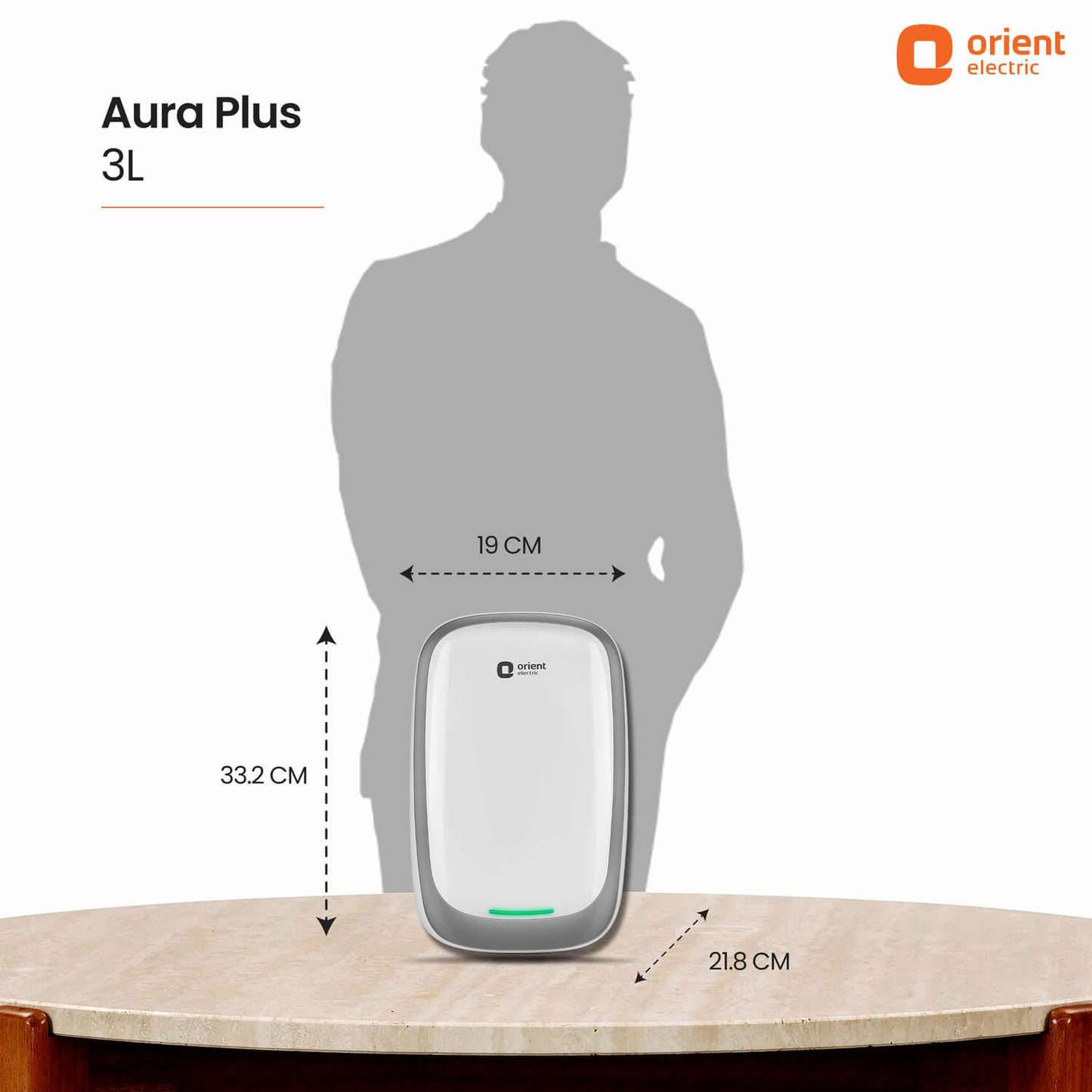 Aura Plus 3L Instant Water Heater Geyser