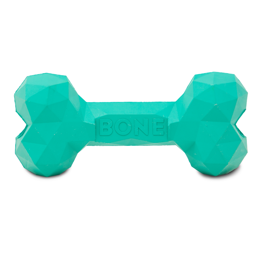 Barkbutler Chu the bone Treat Dispensing Toy for Dogs Green