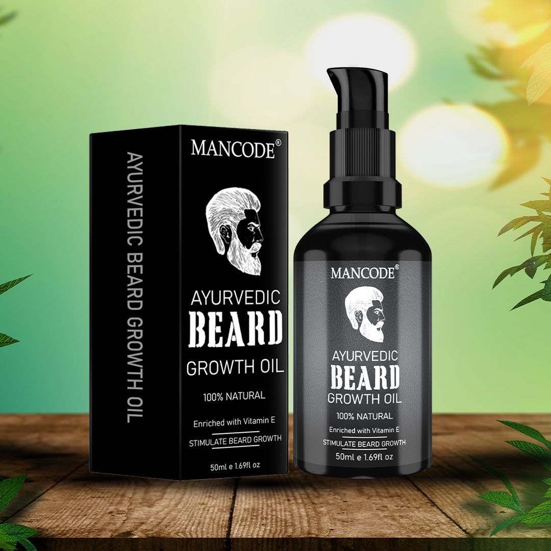 Mancode Ayurvedic Beard Growth Oil  50ML