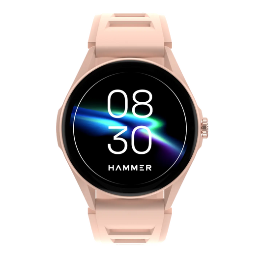 Hammer Cyclone Round dial smart watch with 1.39 inches Big Display  Bluetooth Calling