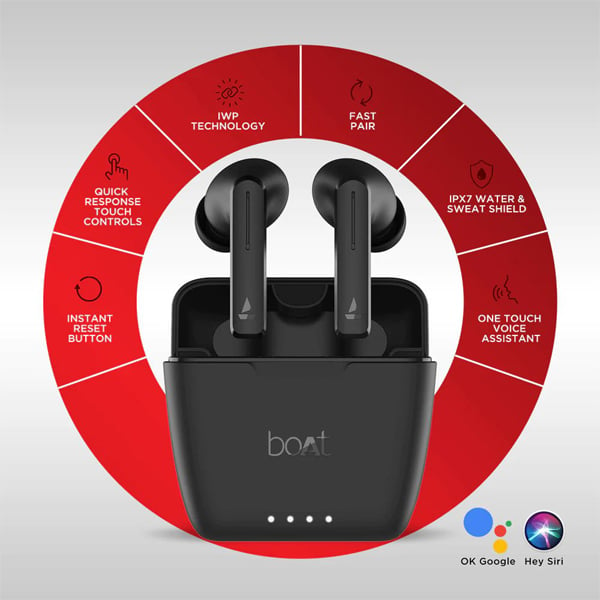 boAt Airdopes 601 ANC Bluetooth Earbuds