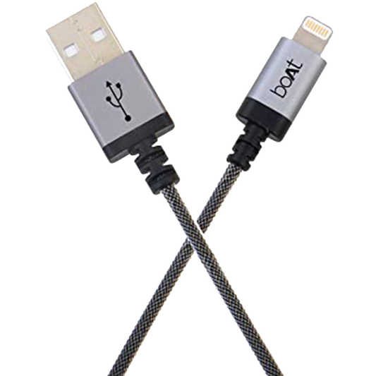 boAt Charger Lightning Cable 500 Apple Certified 2 Meter  Premium Fast Charging Cable for Apple devices