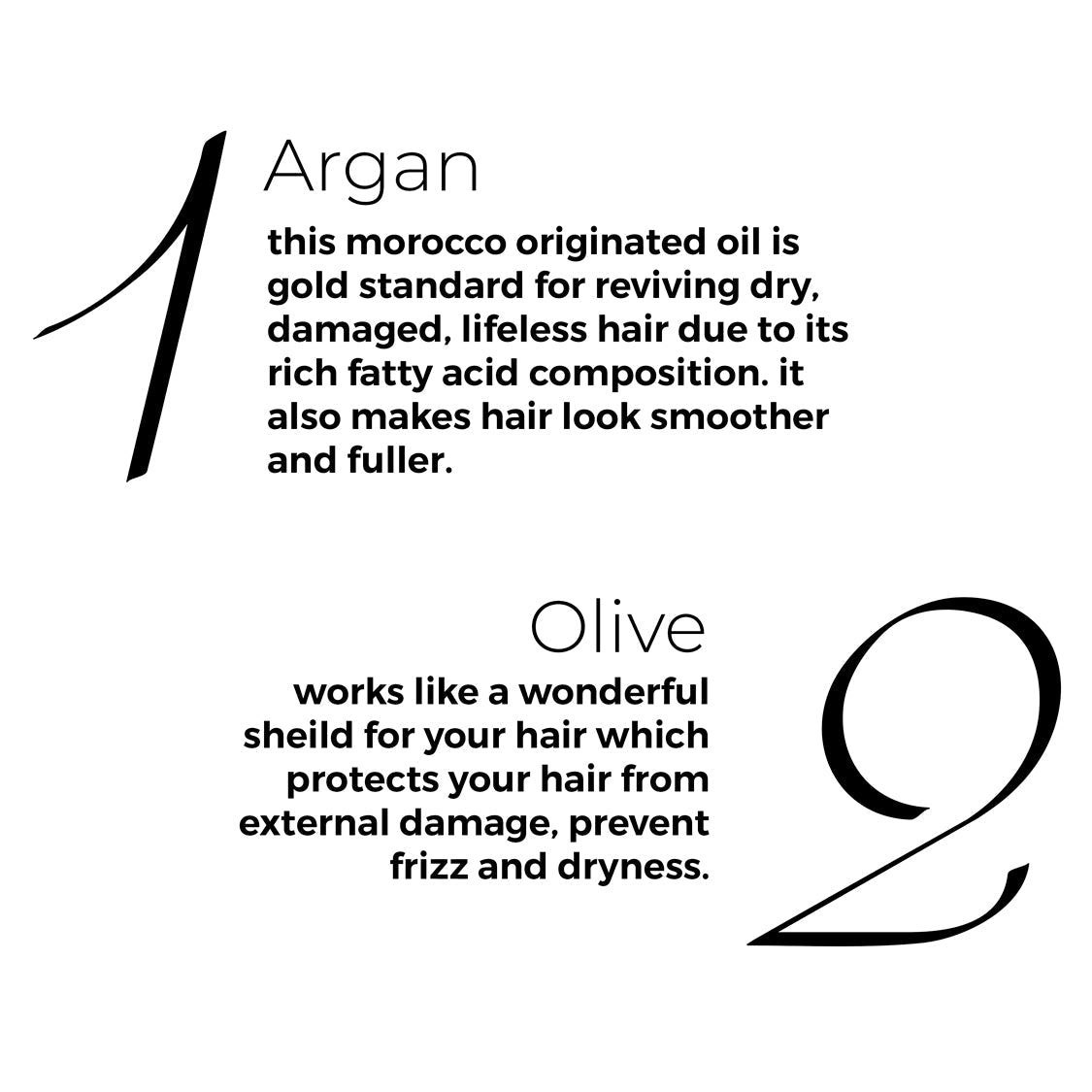 Argan Hair Oil for Dry Frizzy Hair