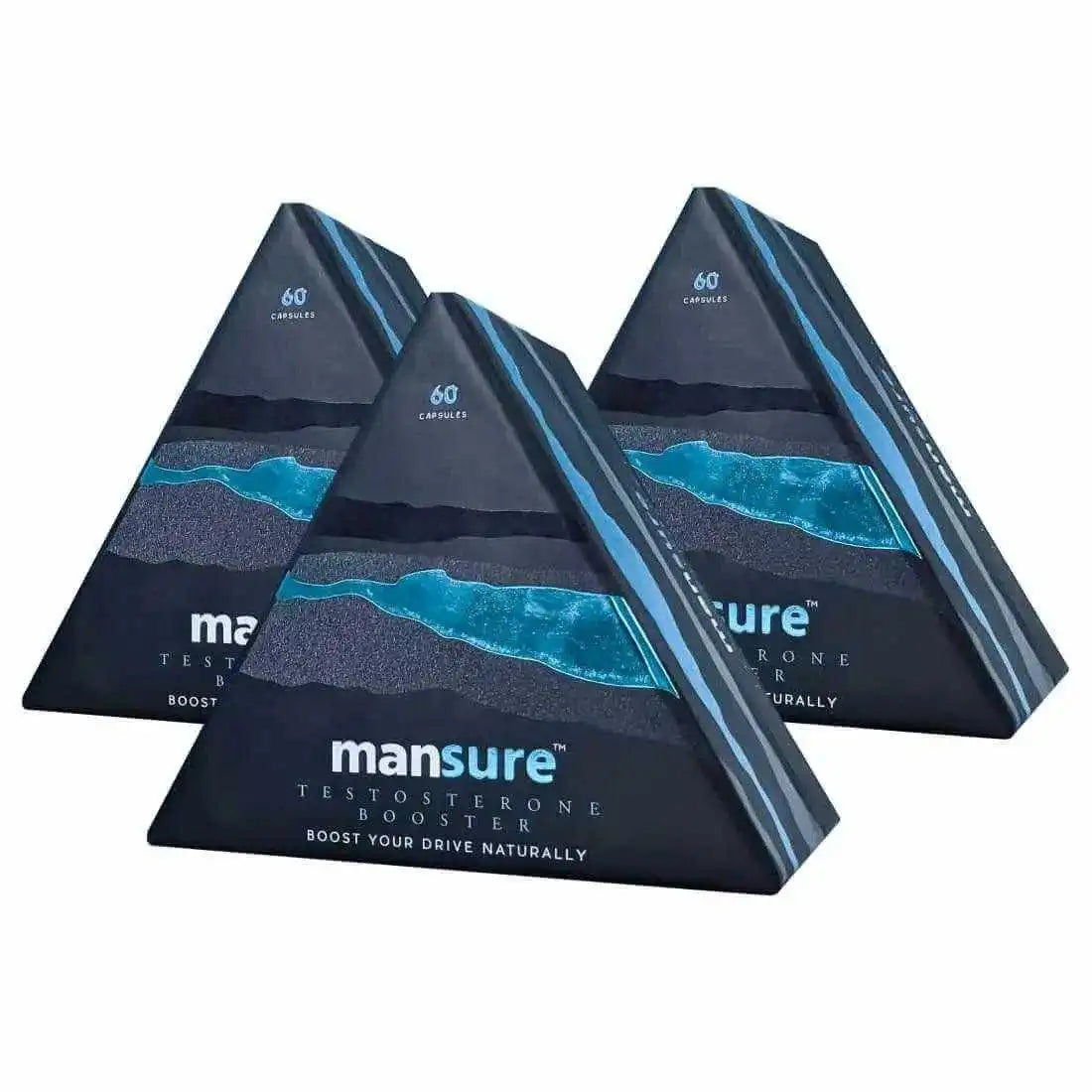 ManSure TESTOSTERONE BOOSTER for Men - 60 Capsules