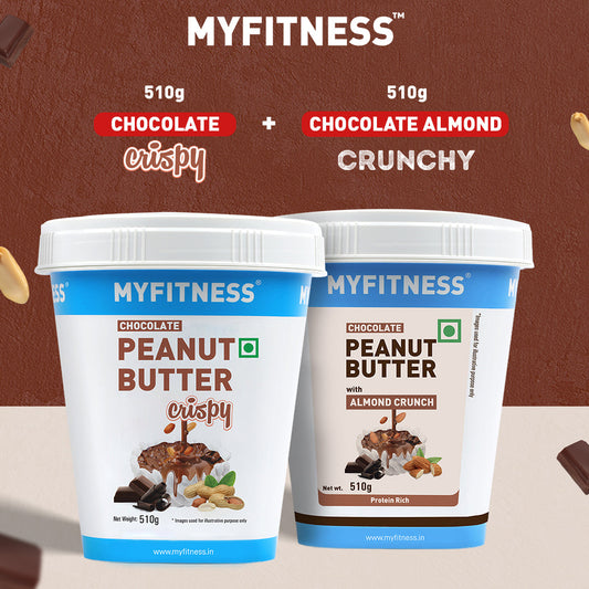 MyFitness Combo - Chocolate Crispy  Chocolate Peanut Butter with Almond Crunch