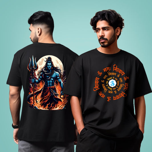 Buy Mahadev Shiva Combo Oversized Tshirts