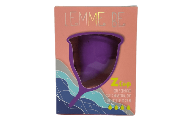 Combo of Lemme Be Teen Day Night Cotton Sanitary Pads and Z Menstrual Cup