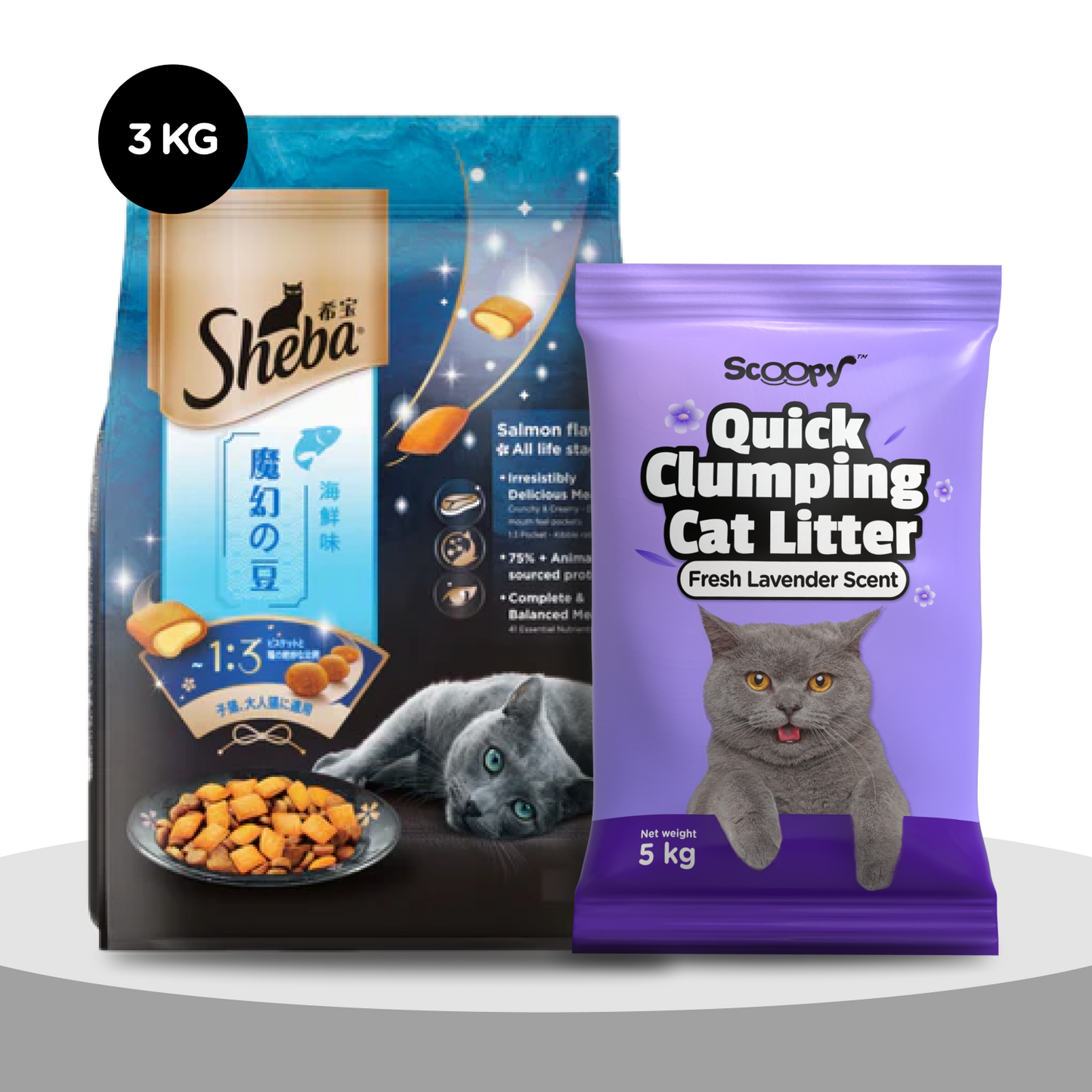 Sheba Salmon Flavour Irresistible All Life Stages Cat Dry Food