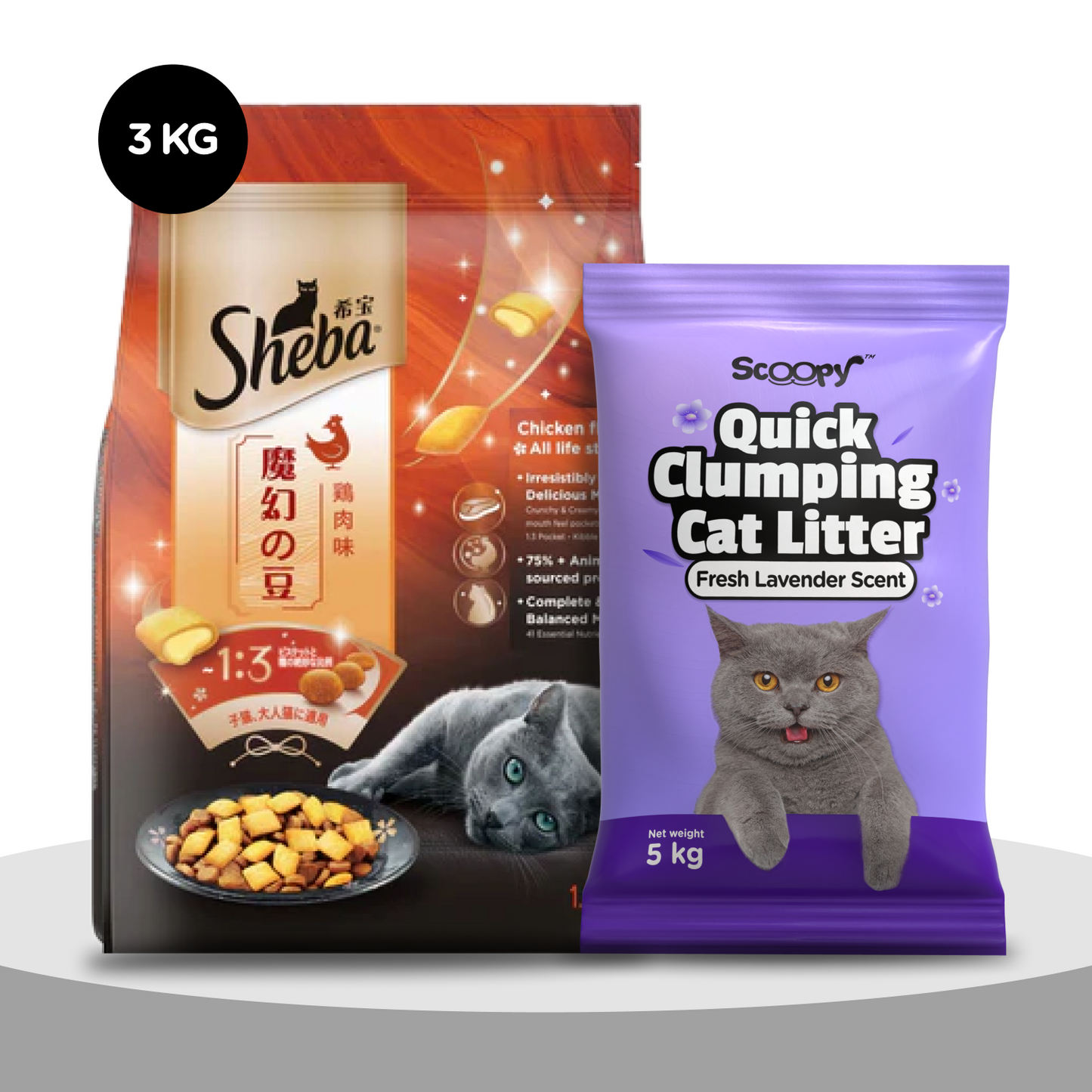 Sheba Chicken Flavour Irresistible All Life Stage Cat Dry Food