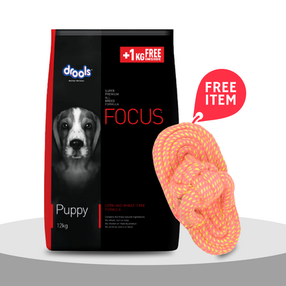 Drools Focus Super Premium Puppy Dog Dry Food  Corn  Wheat Free Formula