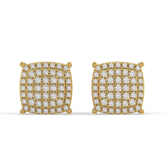 Cushion Crush Stud Earrings