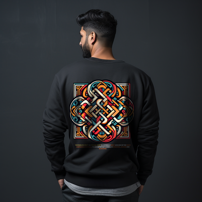 Endless Knot Printed Sweatshirt for Men