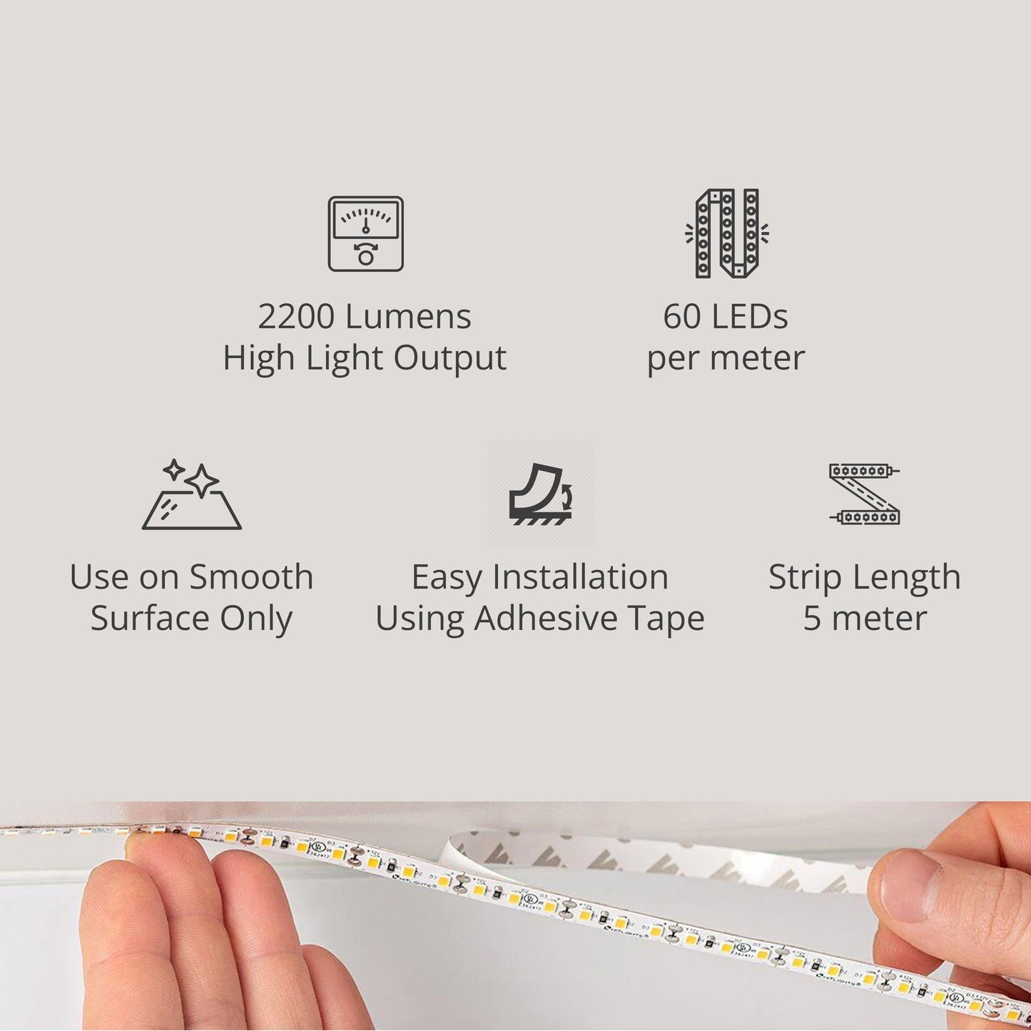 Eternal Shine LED Strip Light 60 LEDs