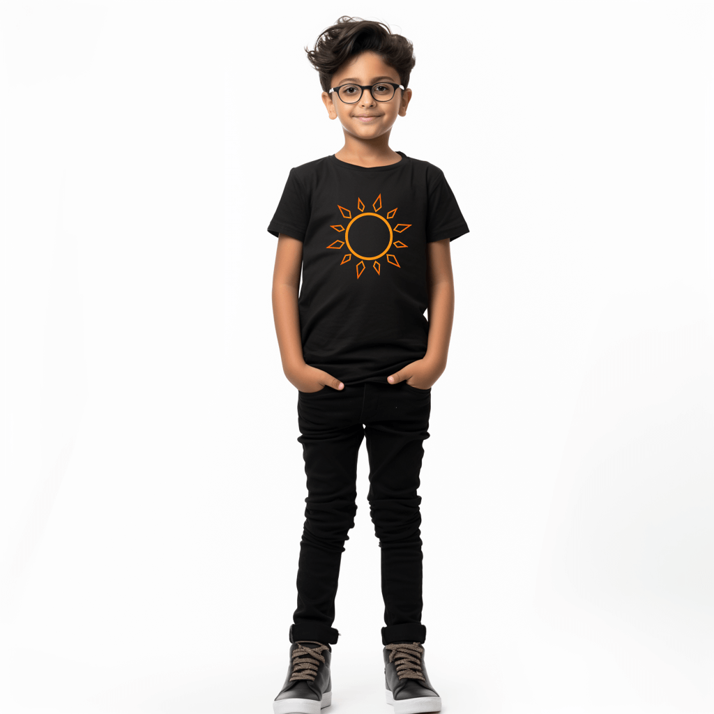 Sun Printed Tshirt For Kids