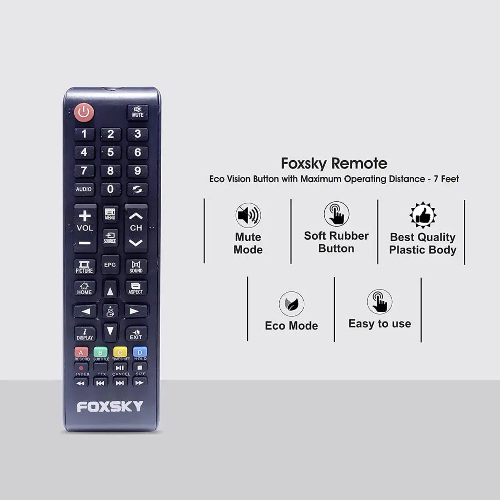 Foxsky 80 cm 32 inches HD Ready LED TV 32FSN With A Grade Panel slim bezels