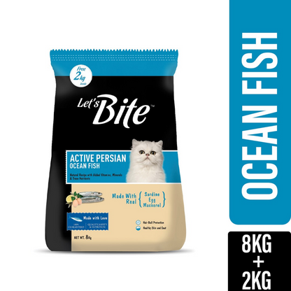 Lets Bite Active Persian Ocean Fish Cat Dry Food