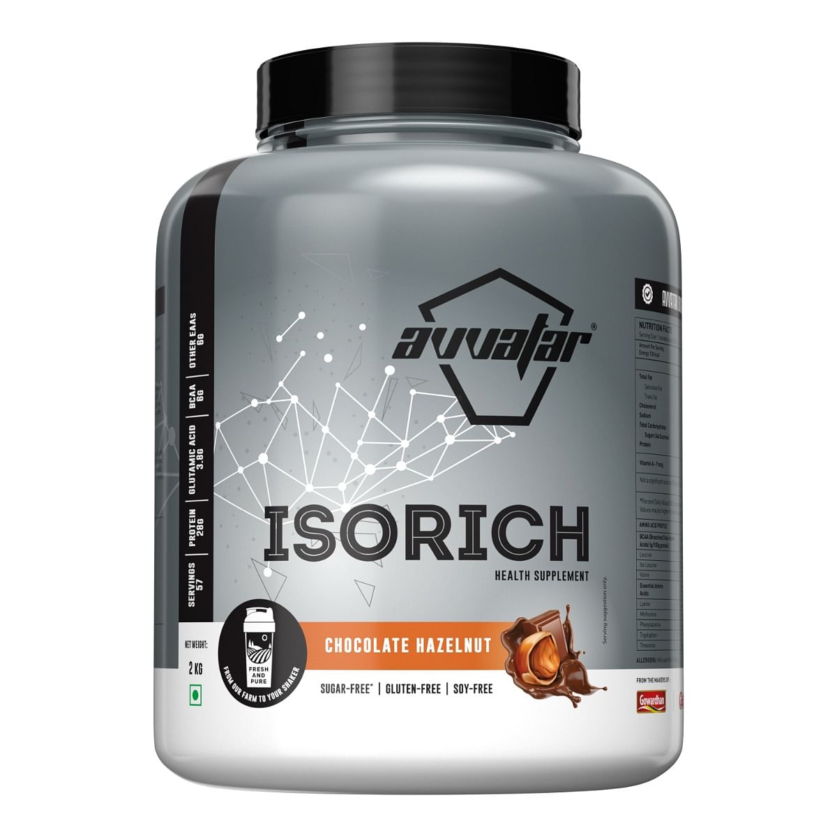 Avvatar Isorich Protein Chocolate Hazelnut