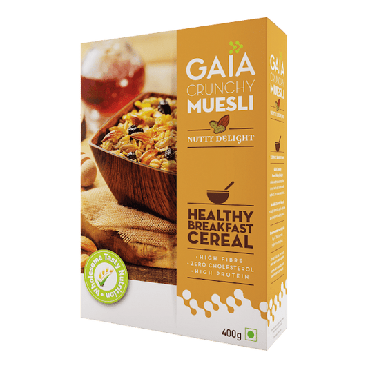 Gaia Crunchy Muesli - Nutty Delight 400g