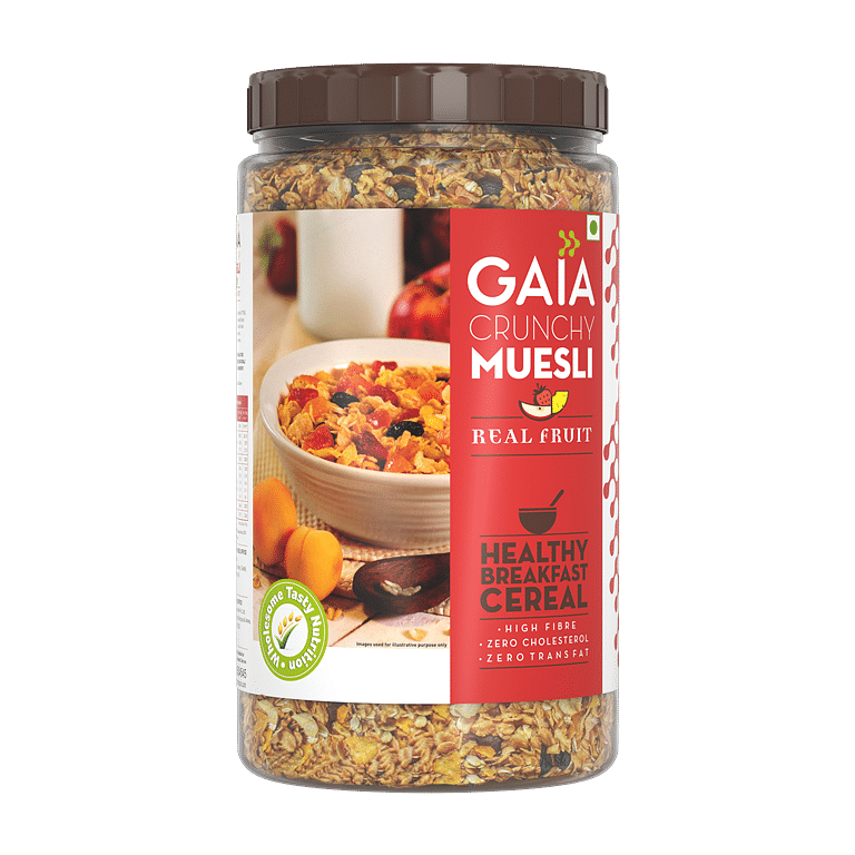 Gaia Crunchy Muesli - Real Fruit 1Kg