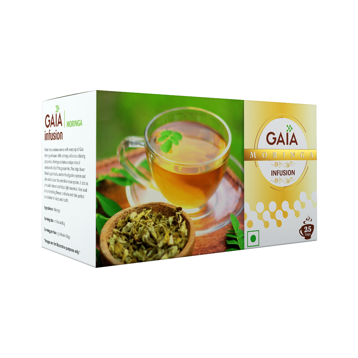 Gaia Infusion Moringa 25 Tea Bags