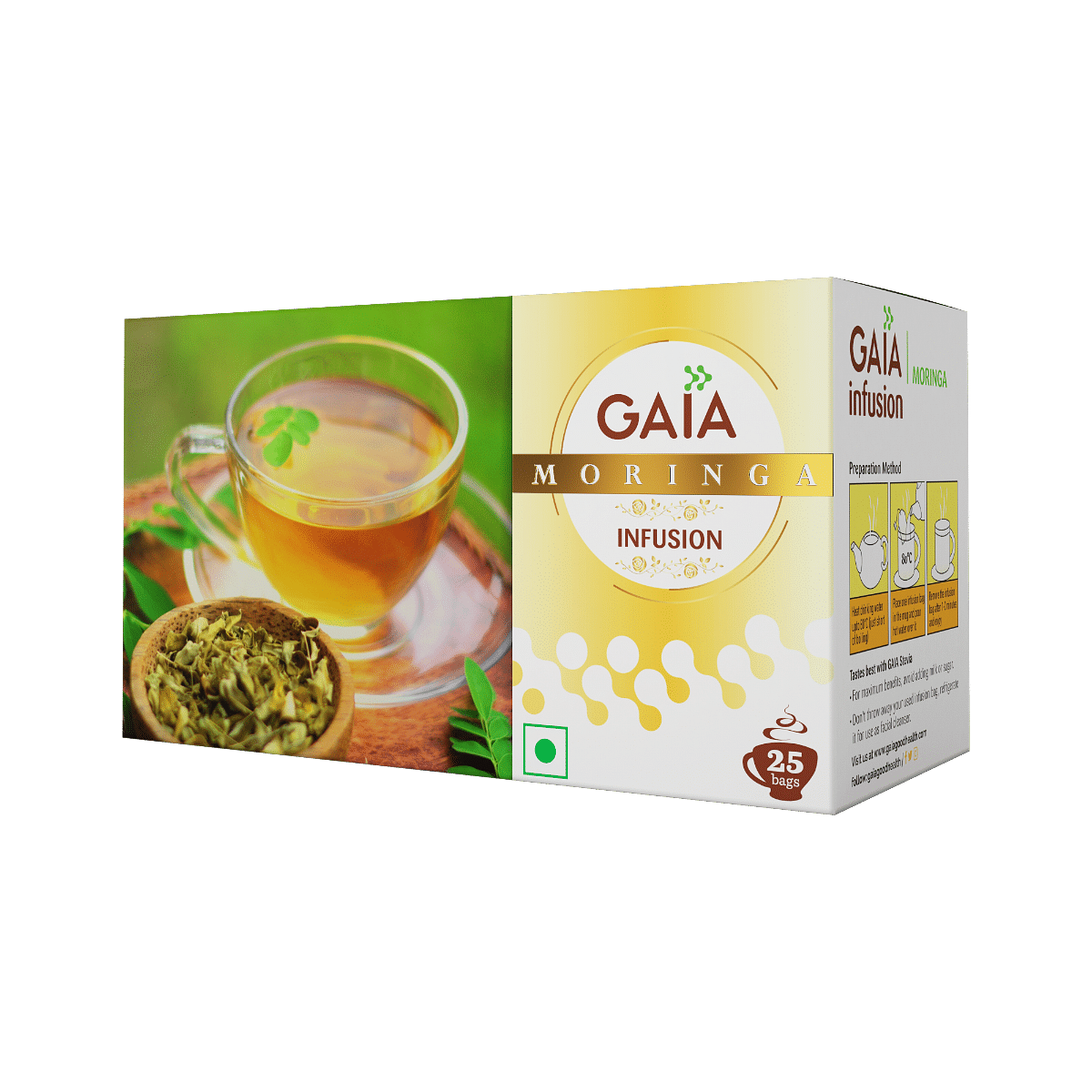 Gaia Infusion Moringa 25 Tea Bags