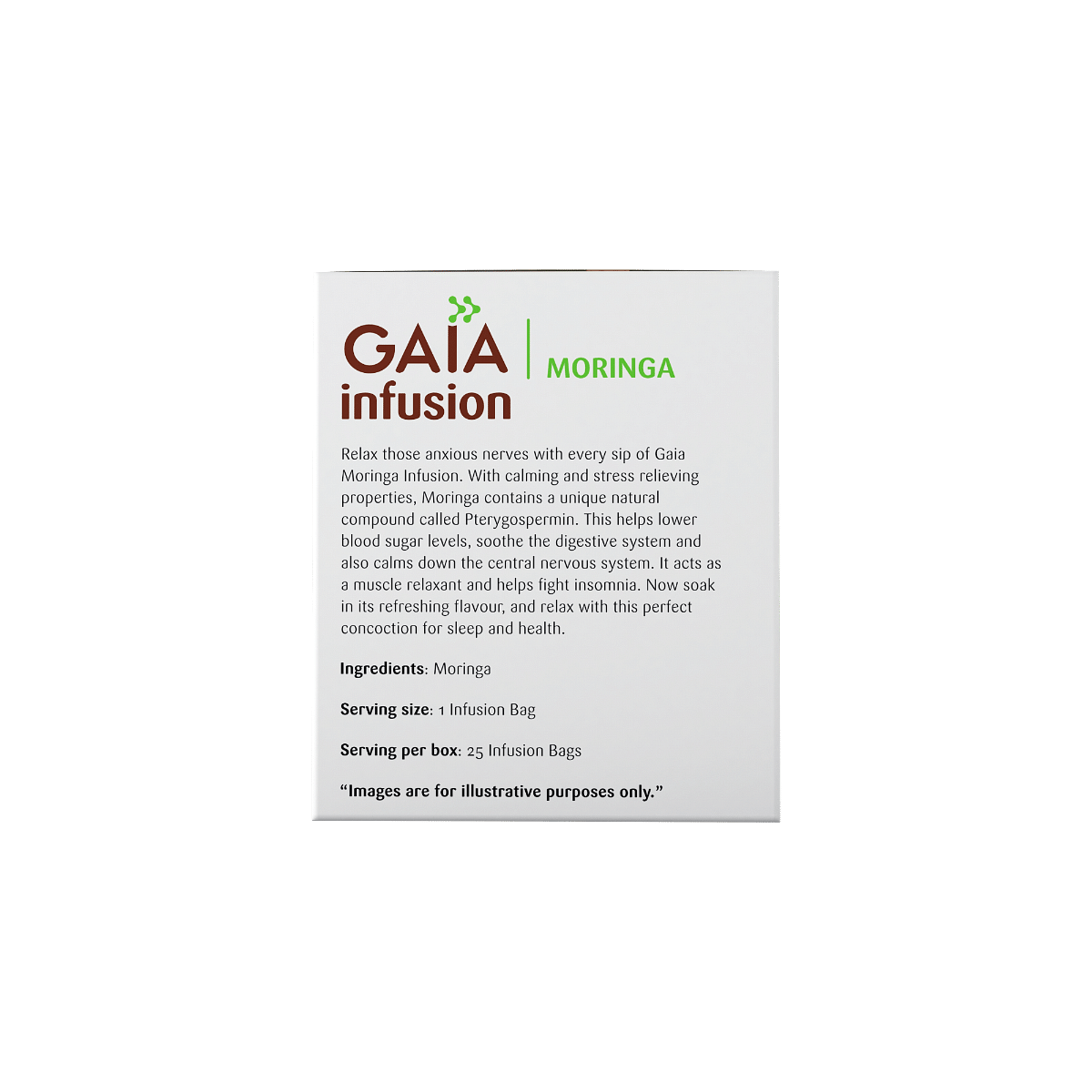 Gaia Infusion Moringa 25 Tea Bags