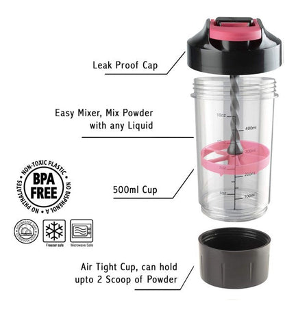 Cyclone Protein Shaker Bottle 500ml