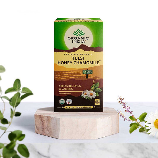 Organic India Tulsi Honey Chamomile 25 Infusion Bags