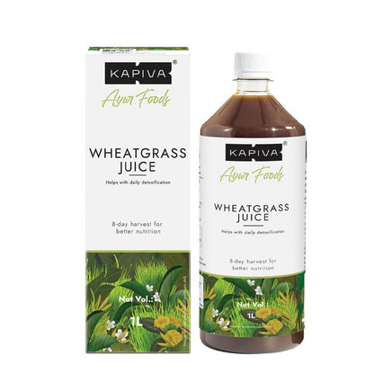 Kapiva Wheatgrass Juice Natural Detoxifier 1 L Unflavoured