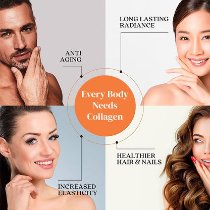 Wellbeing Nutrition Beauty Collagen 250g  25 Serving  Mango Peach Flavor  Anti-Aging  Hair  Nails  Skin